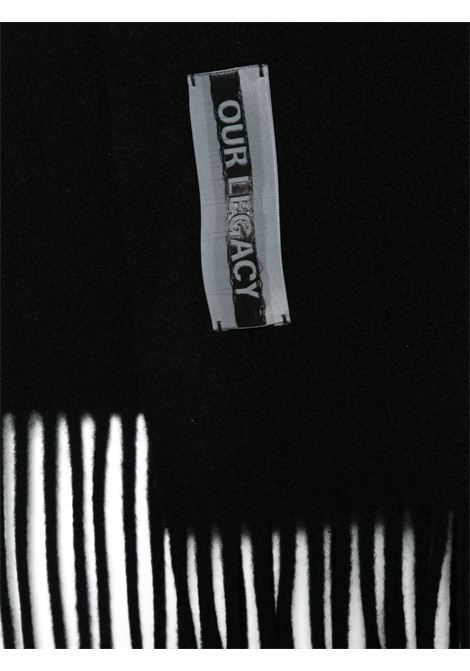 estate scarf man black OUR LEGACY | A4248EAB